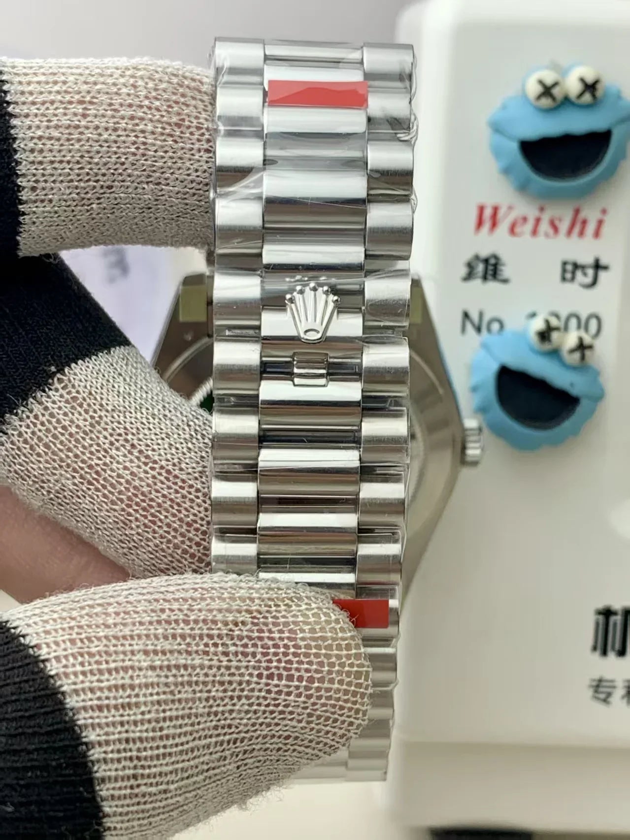 Stainless Steel Day Week 40 Light blue Dial - Luxury Watch