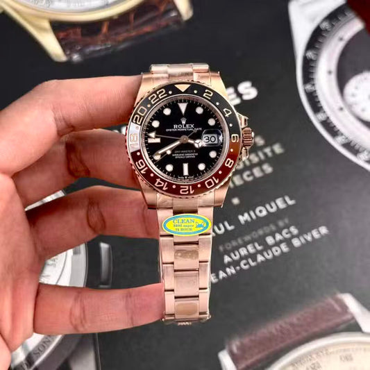 Pilot Watch Rose Gold Two Tone Brown Gold