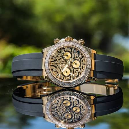 Ceramic Race Watch (Diamond Dial)- Luxury Watch