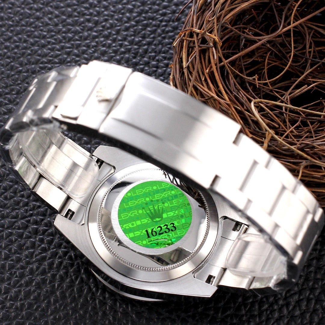 Sports Watch Stainless Steel Green Ceramic (Green Dial) - Luxury Watch