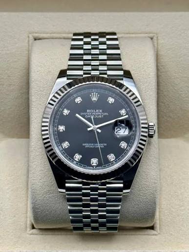 41mm Black Dial Multi-Link- Luxury Watch
