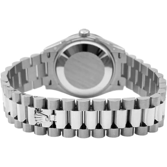 Day Week 40 Stainless Steel Black Dial