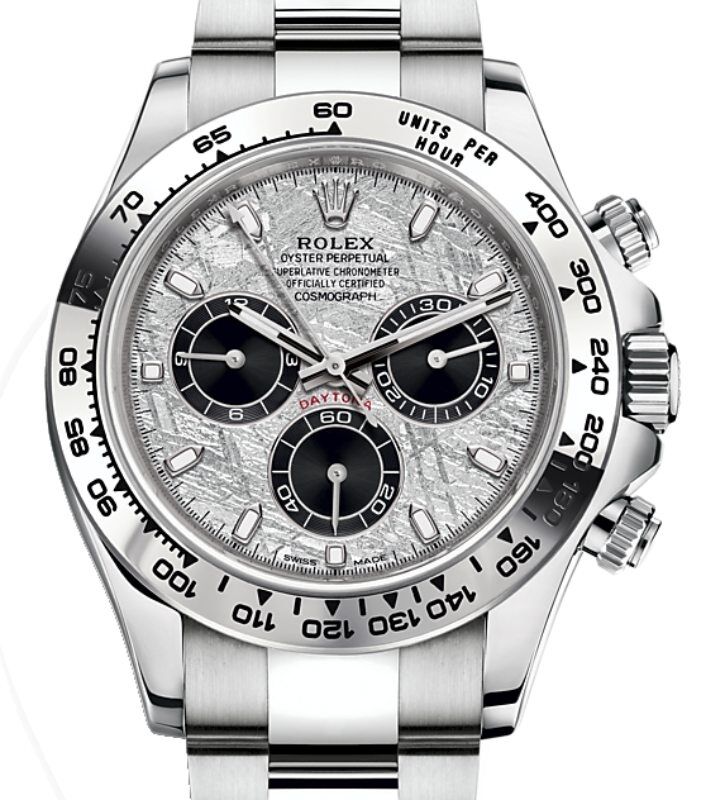 Stainless Steel 3-Link Bracelet (White Moon Dial) - Luxury Watch