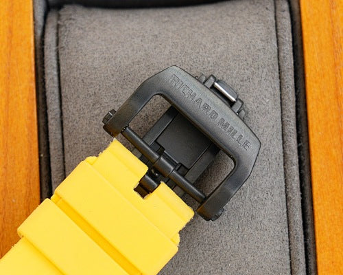 Carbon Sports Watch Yellow Rubber Green and Yellow Dial- Luxury Watch