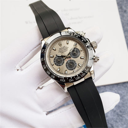 Silver rubber (silver Dial) - Luxury Watch