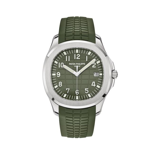 Stainless Steel 41mm Green Rubber (black Dial) - Luxury Watch