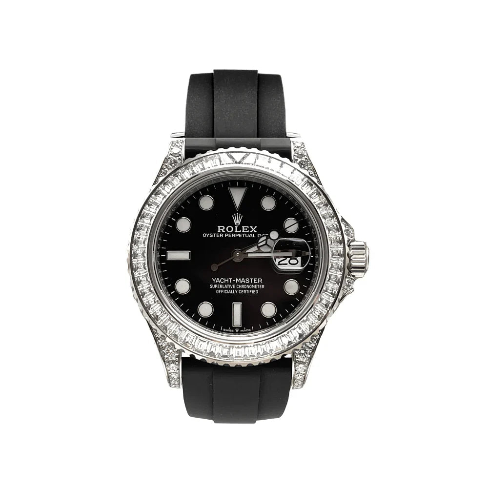 Black Diamond Bezel Rubber Black Dial