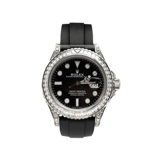 Black Diamond Bezel Rubber Black Dial