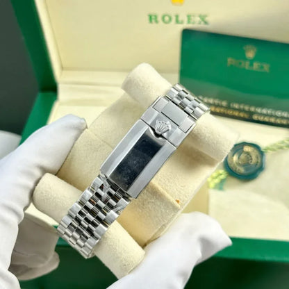 Pilot Watch II Black Dial Multi-Link (Green and Black) - Luxury Watch