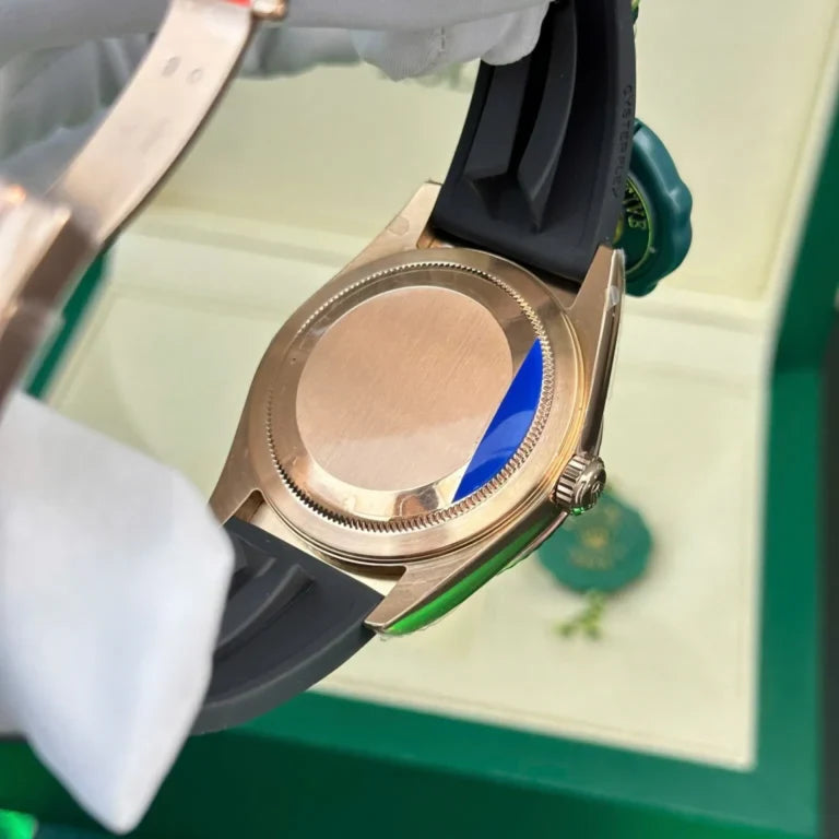 Rose Gold Rubber (Chocolate Dial) - Luxury Watch