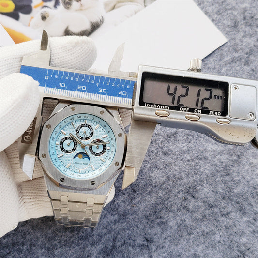 Stainless Steel 41mm (Blue Moon dial) - Luxury Watch
