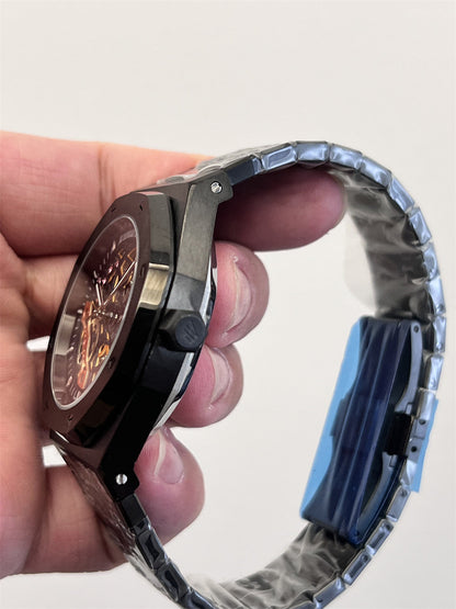 Black Ceramic 41mm (Black openworked dial) - Luxury Watch