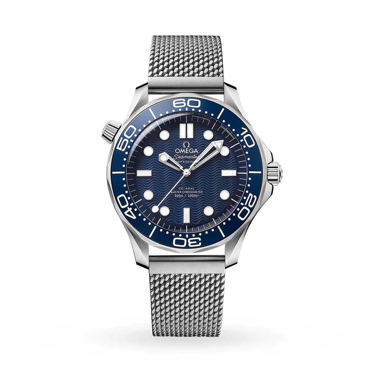 Diver Watch Blue Dial metal strap - Luxury Watch
