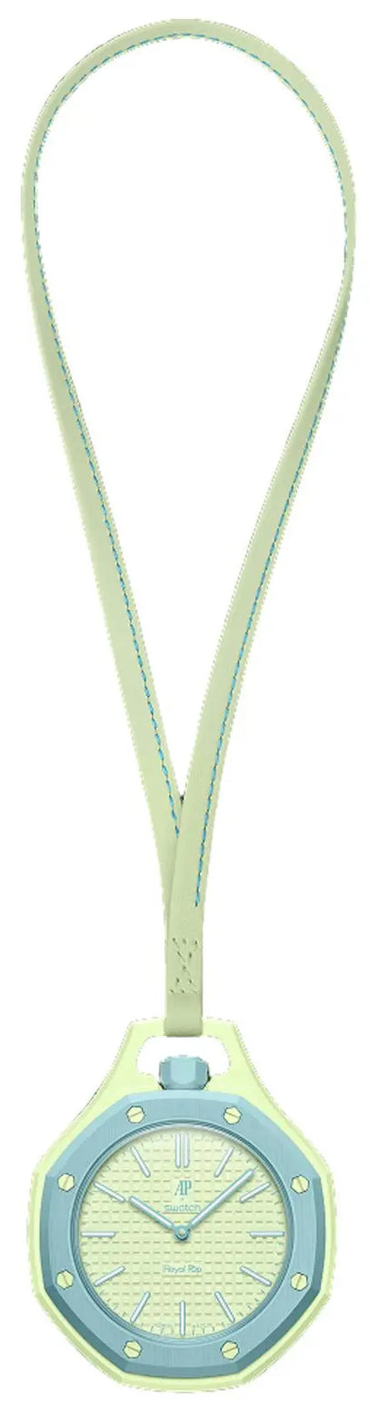 Octa Azure (Lime Green / Light Blue) - Luxury Watch
