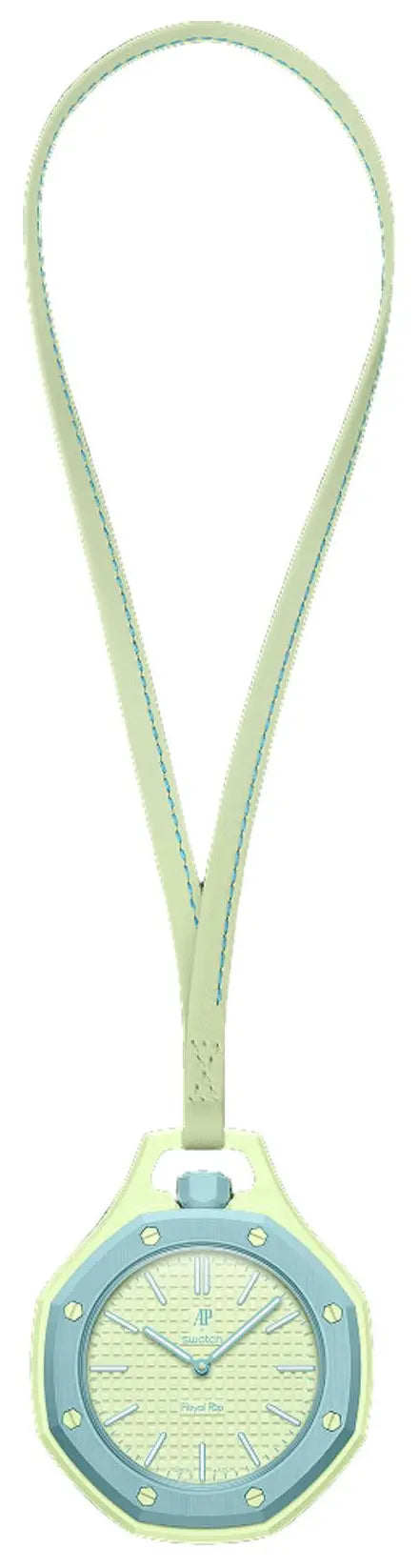 Octa Azure (Lime Green / Light Blue) - Luxury Watch