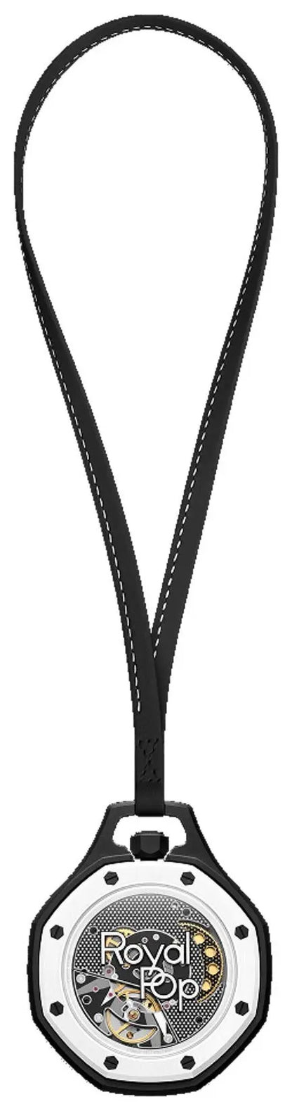 Octa Noir (Black / White) Pocket Watch- Luxury Watch