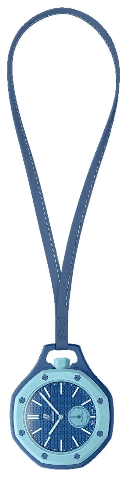 Blanc Huit (Sage Blue) Pocket Watch - Luxury Watch