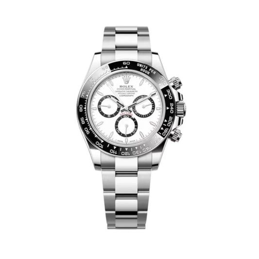 Ceramic Race Watch (White and Black Dial) - Luxury Watch