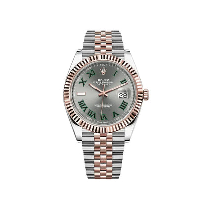 41mm Everose Gold and Steel (Roman Numeral Dial) - Luxury Watch