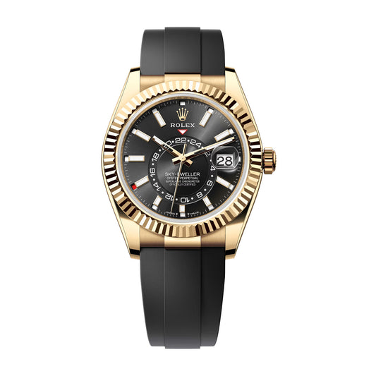 Yellow Gold Rubber (Black Dial) - Luxury Watch