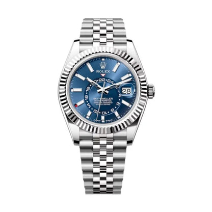 Stainless Steel Multi-Link (Blue Dial) - Luxury Watch