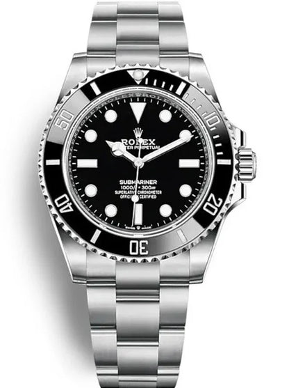 Sports Watch Black Dial no cyclops (Black Dial) - Luxury Watch