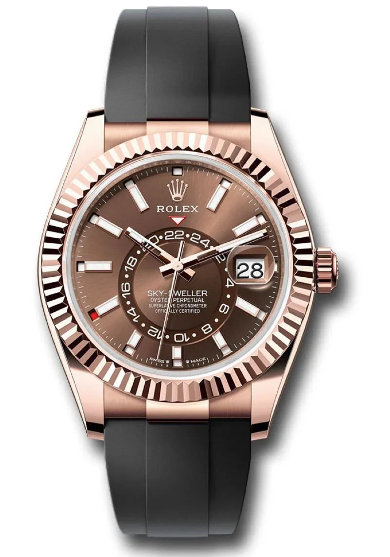 Rose Gold Rubber (Chocolate Dial) - Luxury Watch