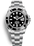 Sports watch Stainless Steel 41mm Date (Black Dial) - Luxury Watch