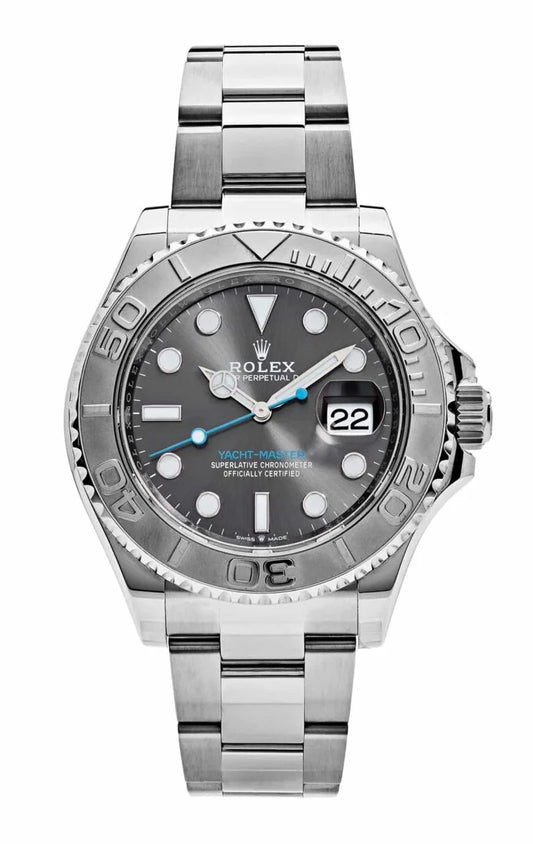 Palladium Dial Three-Link Bracelet - Luxury Watch