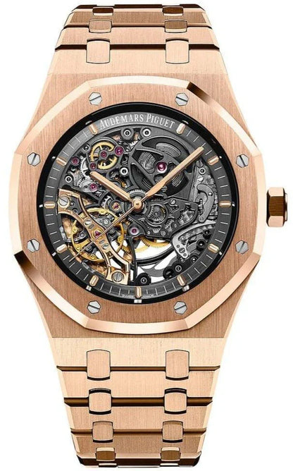 Rose-Gold 41mm (Black openworked dial) - Luxury Watch