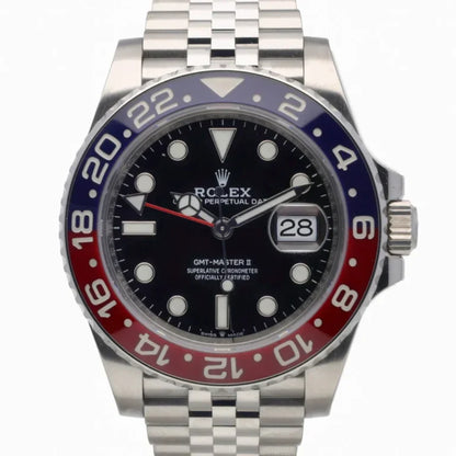 Pilot Watch II Multi-Link (Blue and Red) - Luxury Watch