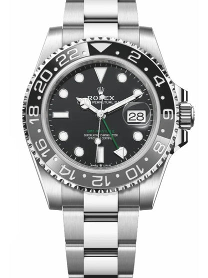 Pilot Watch II Three-Link Bracelet (Black and grey) - Luxury Watch