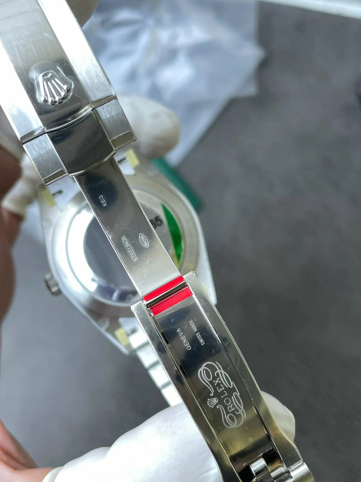 41mm Stainless Steel Multi-Link (green gradient Dial) - Luxury Watch