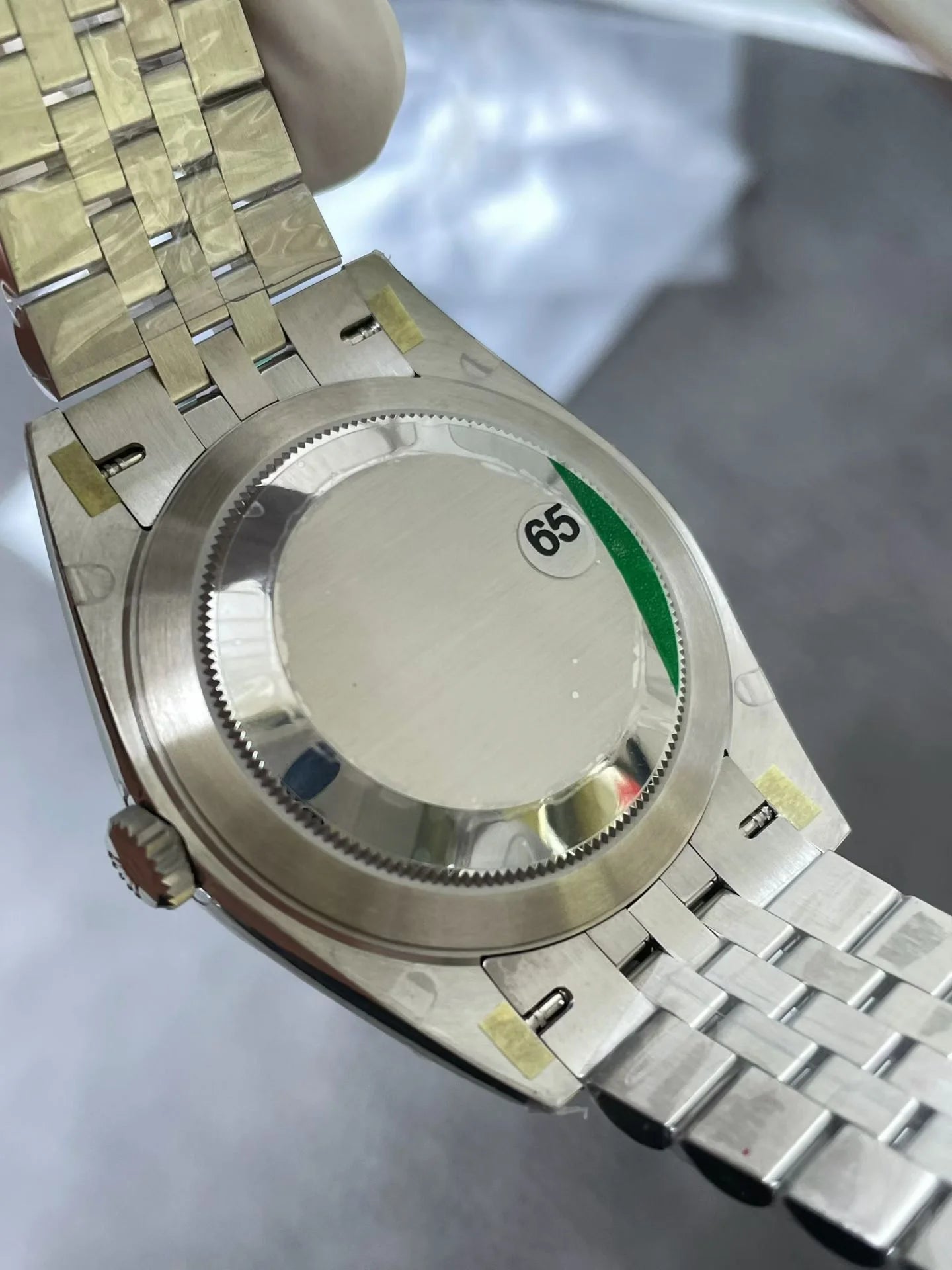 41mm Stainless Steel Multi-Link (green gradient Dial) - Luxury Watch
