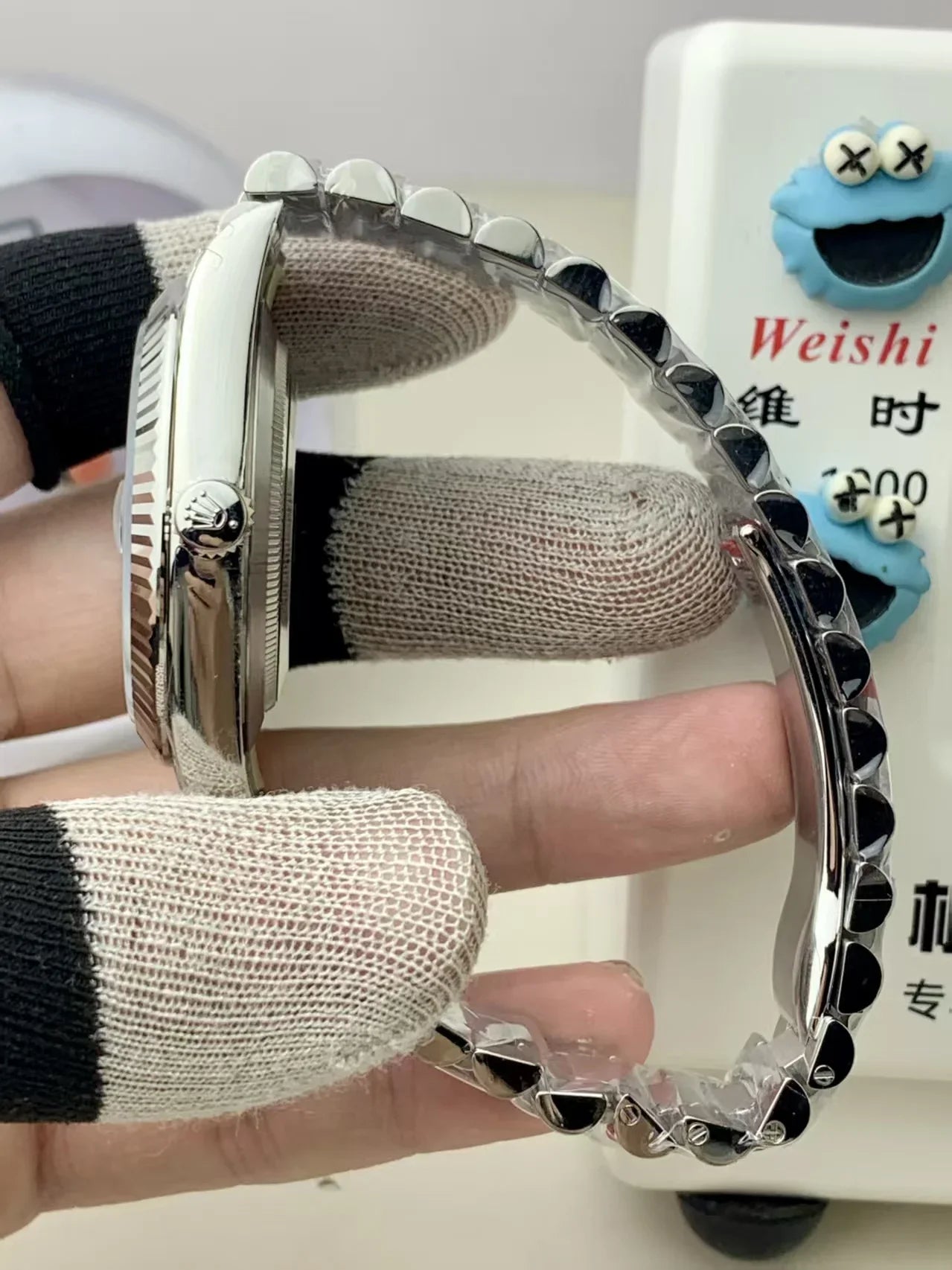 Stainless Steel Day Week 40 Light blue Dial - Luxury Watch