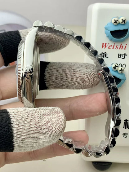 Stainless Steel Day Week 40 Light blue Dial - Luxury Watch