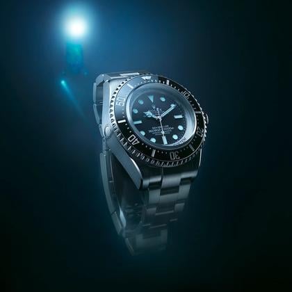 44mm Deep Diver Black Dial - Luxury Watch