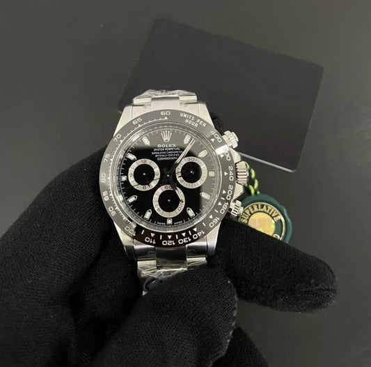Ceramic Race Watch (Black Dial) - Luxury Watch