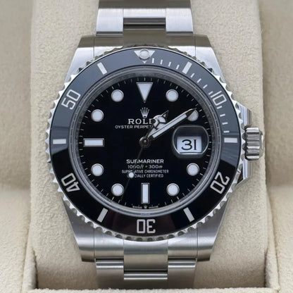 Sports watch Stainless Steel 41mm Date (Black Dial) - Luxury Watch