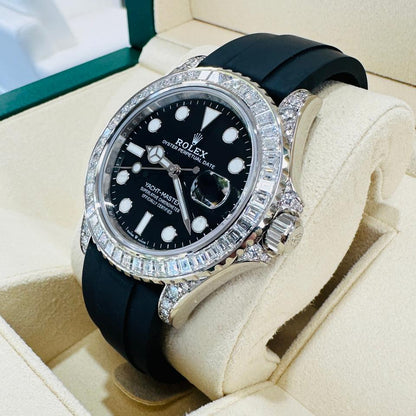 Black Diamond Bezel rubber (Black Dial) - Luxury Watch