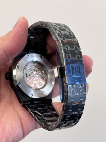 Black Ceramic 41mm (Black openworked dial) - Luxury Watch