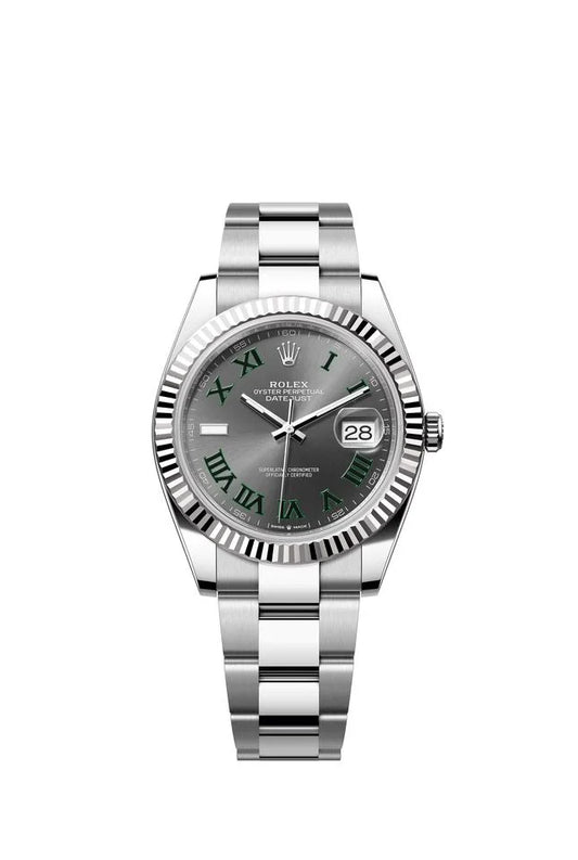 Stainless Steel Three-Link Bracelet (Roman Numeral Dial) - Luxury Watch