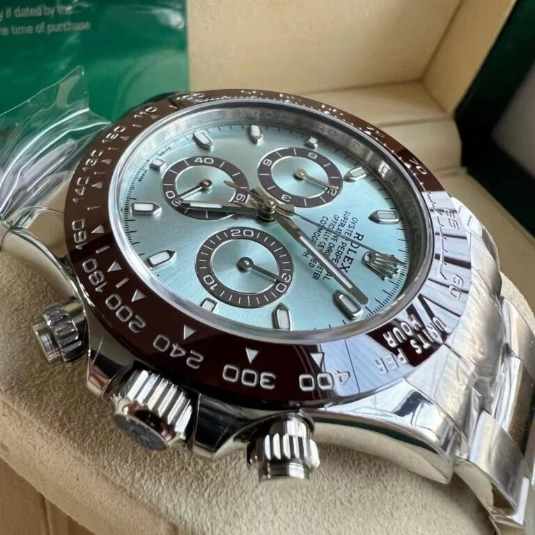 Platinum Race Watch Stainless Steel Blue Dial - Luxury Watch