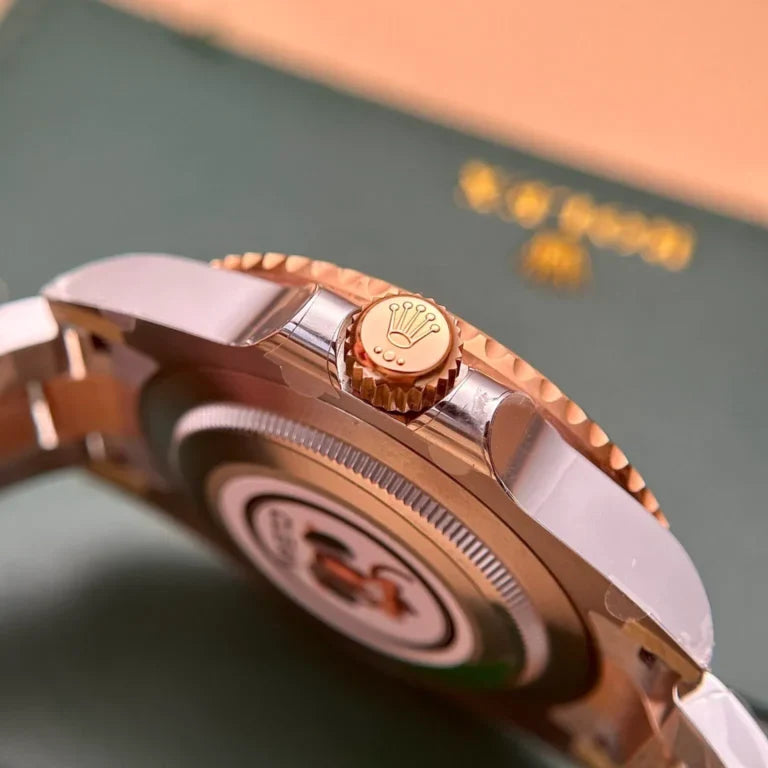 Pilot Watch II Everose Gold Two Tone (Black Dial) - Luxury Watch