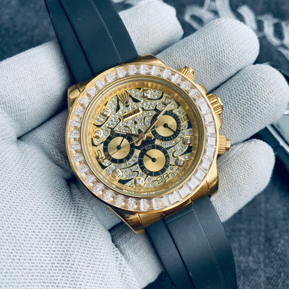 Ceramic Race Watch (Diamond Dial)- Luxury Watch