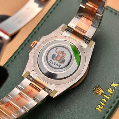 Pilot Watch II Everose Gold Two Tone (Black Dial) - Luxury Watch