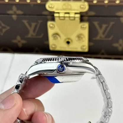 Stainless Steel Multi-Link (Blue Dial) - Luxury Watch