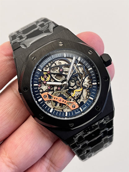 Black Ceramic 41mm (Black openworked dial) - Luxury Watch