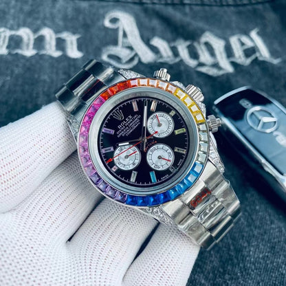 Cosmograph Stainless Steel (Rainbow) - Luxury Watch
