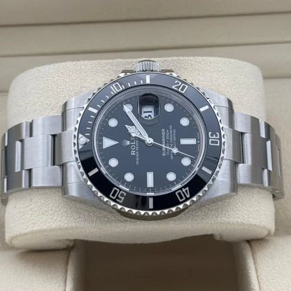 Sports watch Stainless Steel 41mm Date (Black Dial) - Luxury Watch
